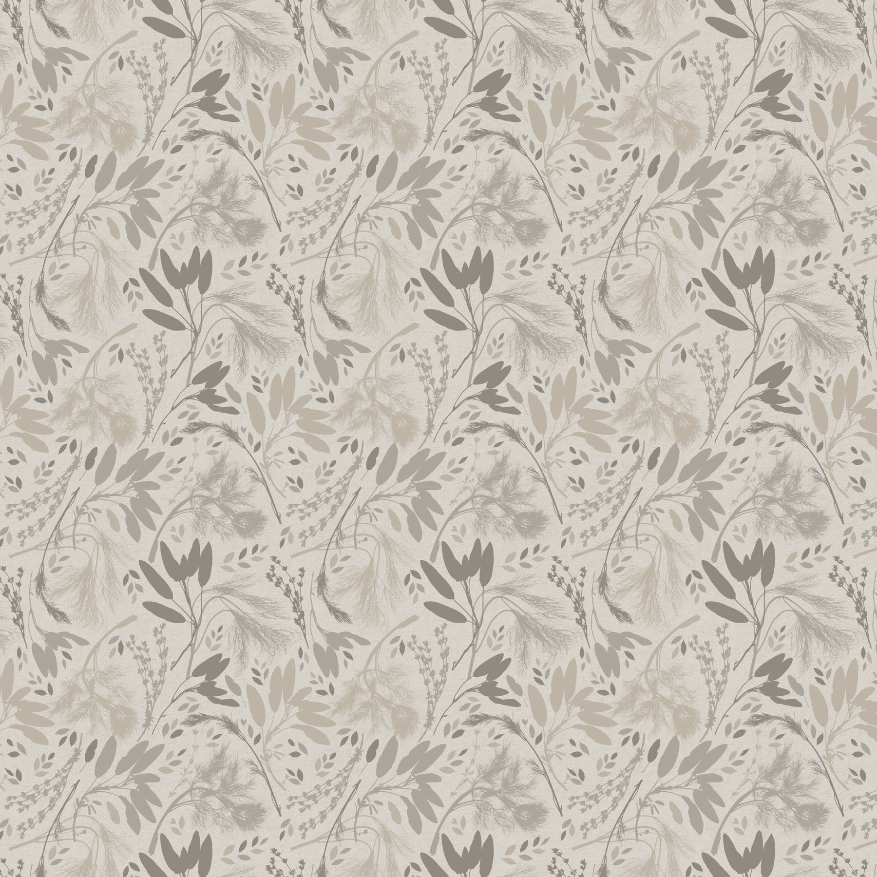 Tranquility Silhouettes by Nicole Ruiz for Figo ~ Sand ~ (1/4 Meter)