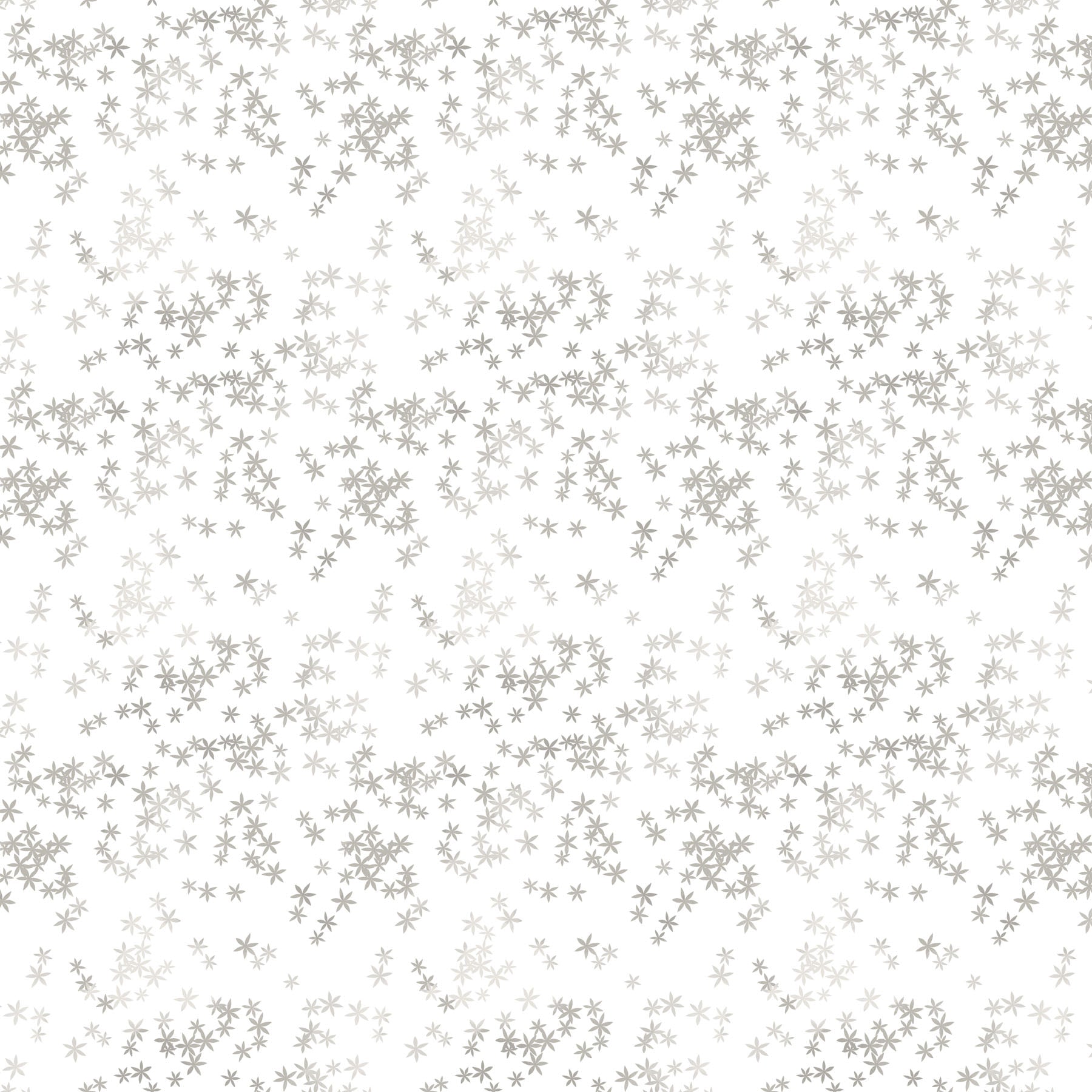 Tranquility Bloom by Nicole Ruiz for Figo ~ White ~ (1/4 Meter)