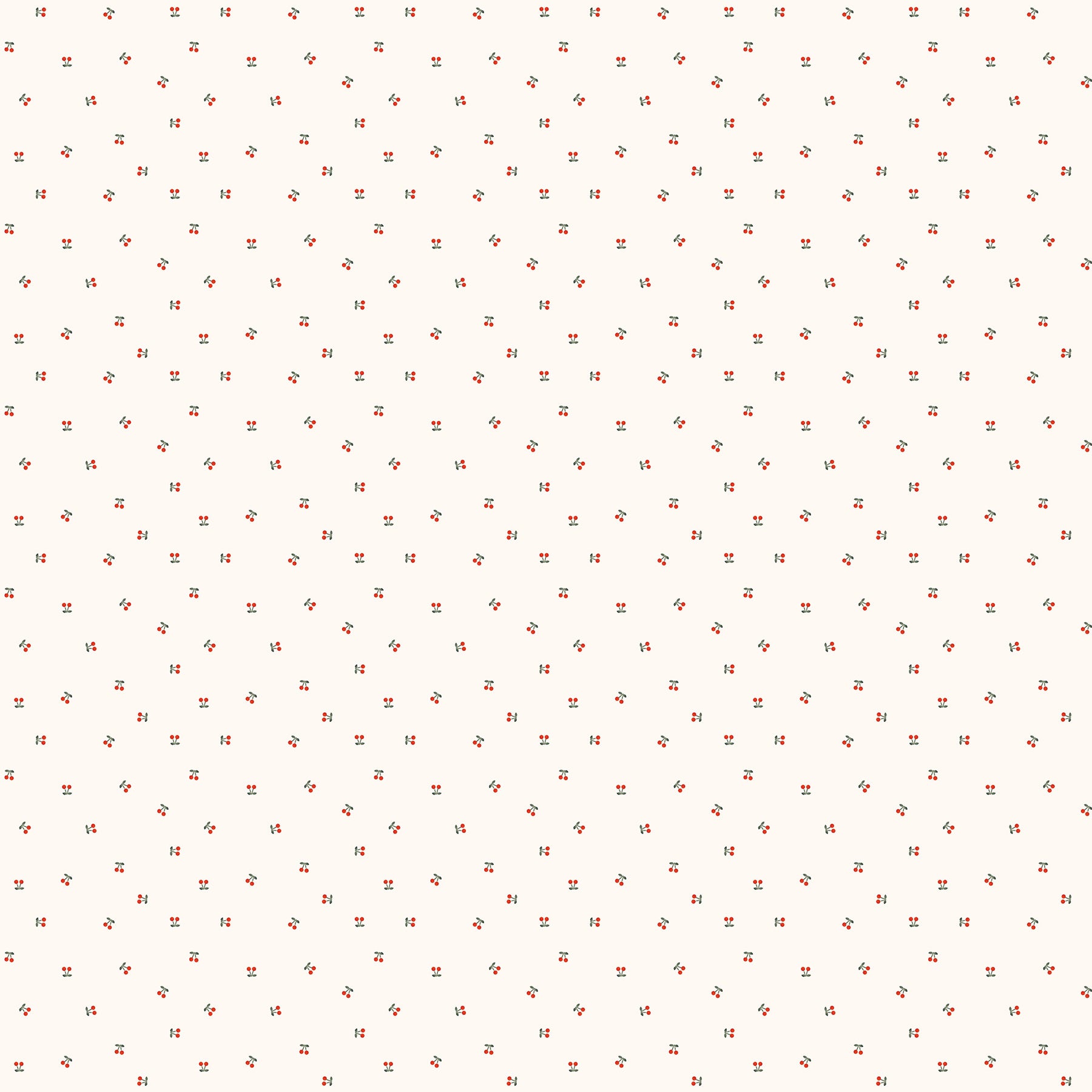Cherry Orchard by Bernadett Urbanovics for Figo ~ Cream (1/4 Meter)