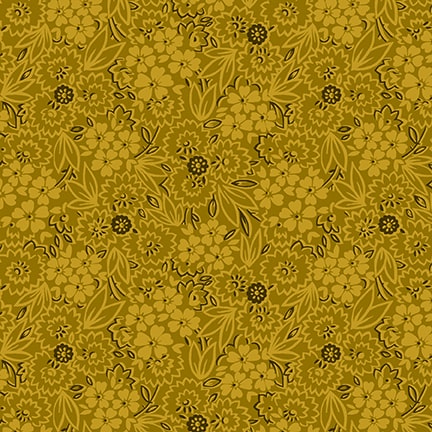 Quiet Grace, Scatter Garden by Kim Diehl for Henry Glass & Co ~ Gold