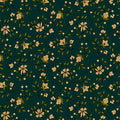 Quiet Grace, Garden Glories by Kim Diehl for Henry Glass & Co ~ Teal