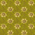 Quiet Grace, Foulard by Kim Diehl For Henry Glass & Co ~ Green