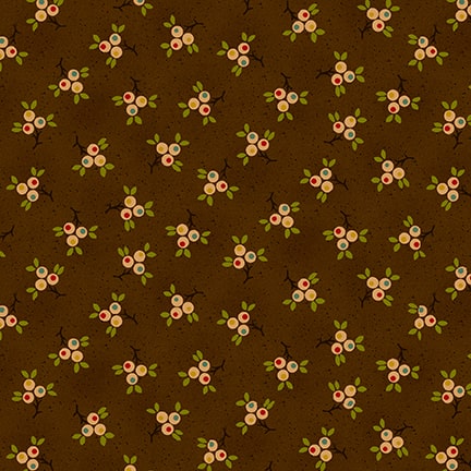 Quiet Grace, Berry Springs by Kim Diehl For Henry Glass & Co ~ Chocolate