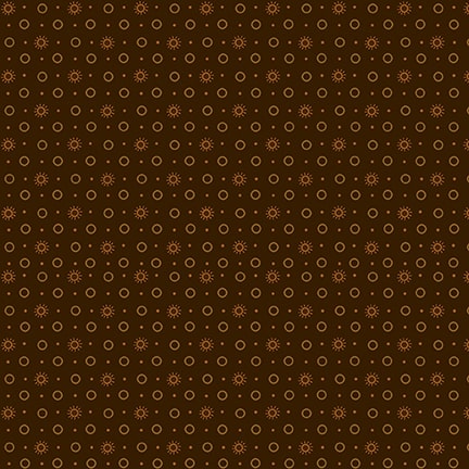 Quiet Grace, Sun Burst by Kim Diehl For Henry Glass & Co ~ Chocolate