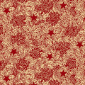 Quiet Grace, Sprinkled Stars by Kim Diehl for Henry Glass & Co ~ Red