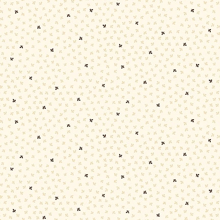 Quiet Grace, Leaf Pile by Kim Diehl for Henry Glass & Co ~ Cream