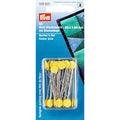 Heat Resistant Quilters Flat Flower Head Pins by Prym 50mm ~ 50 count