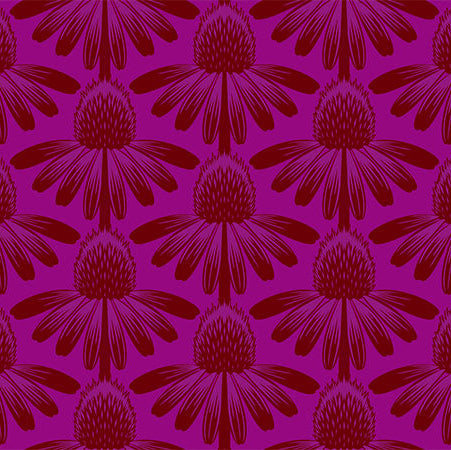 Indelible Ink by Anna Maria Textiles for Northcott ~ Magenta (1/4 Meter)