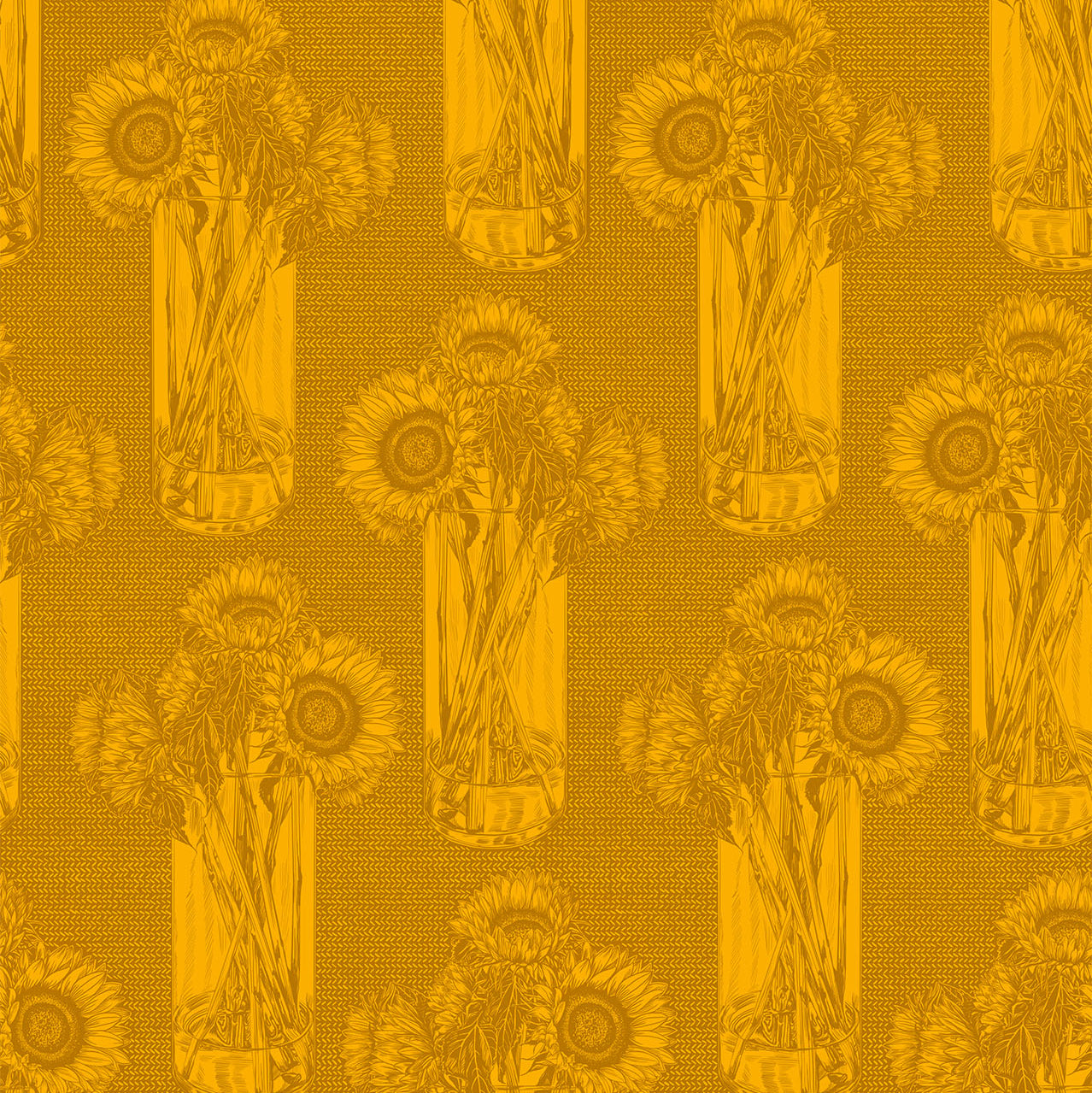 Indelible Ink by Anna Maria Textiles for Northcott ~ Saffron (1/4 Meter)