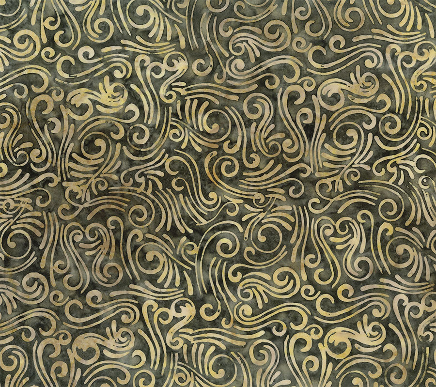 Swirls Batik Quilt Backing by Banyan Batiks Studio