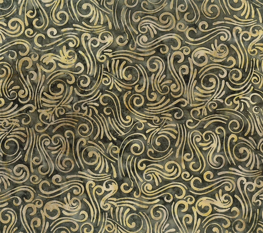 Swirls Batik Quilt Backing by Banyan Batiks Studio