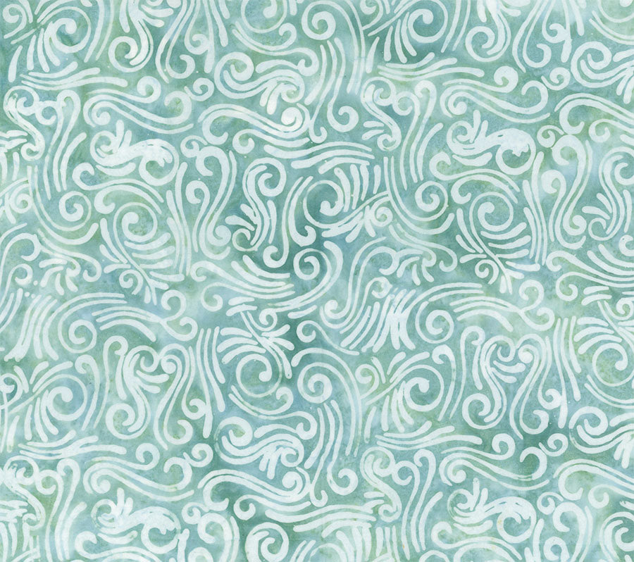 Swirls Batik Quilt Backing by Banyan Batiks Studio