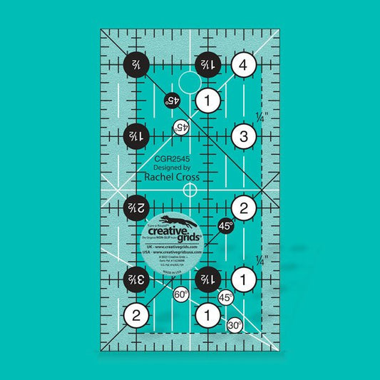Creative Grids Quilt Ruler 2-1/2in x 4-1/2in Rectangle