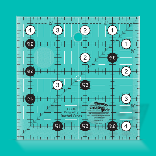 Creative Grids Quilt Ruler ~ 4-1/2in Square