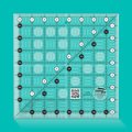 Creative Grids Quilt Ruler 8-1/2in Square