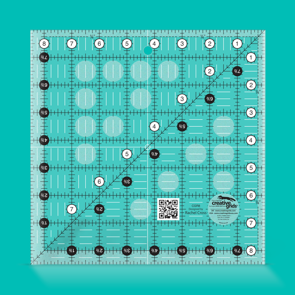 Creative Grids Quilt Ruler 8-1/2in Square