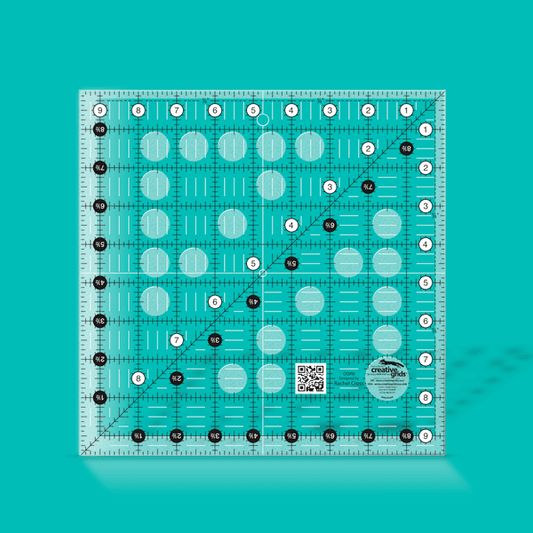 Creative Grids Quilt Ruler 9-1/2in Square