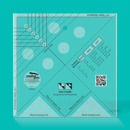 Creative Grids Cat Cradle Tool Quilt Ruler