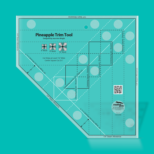 Creative Grids Pineapple Trim Tool for 6 8 or 10in Finished Blocks