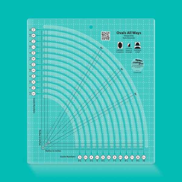 Ovals All Ways by Karla Alexander for Creative Grids