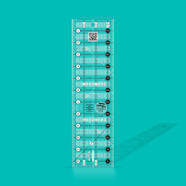 Creative Grids Quick Trim Ruler 3-1/2in X 12-1/2in Rectangle