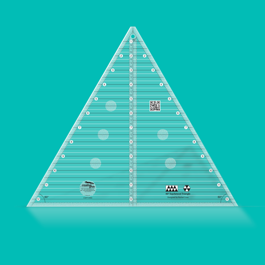 Creative Grids 60 degree Triangle 12-1/2in Quilt Ruler