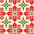 Adel in Winter by Sandy Gervais for Riley Blake ~ Red Multi ~ (1/4 Meter)