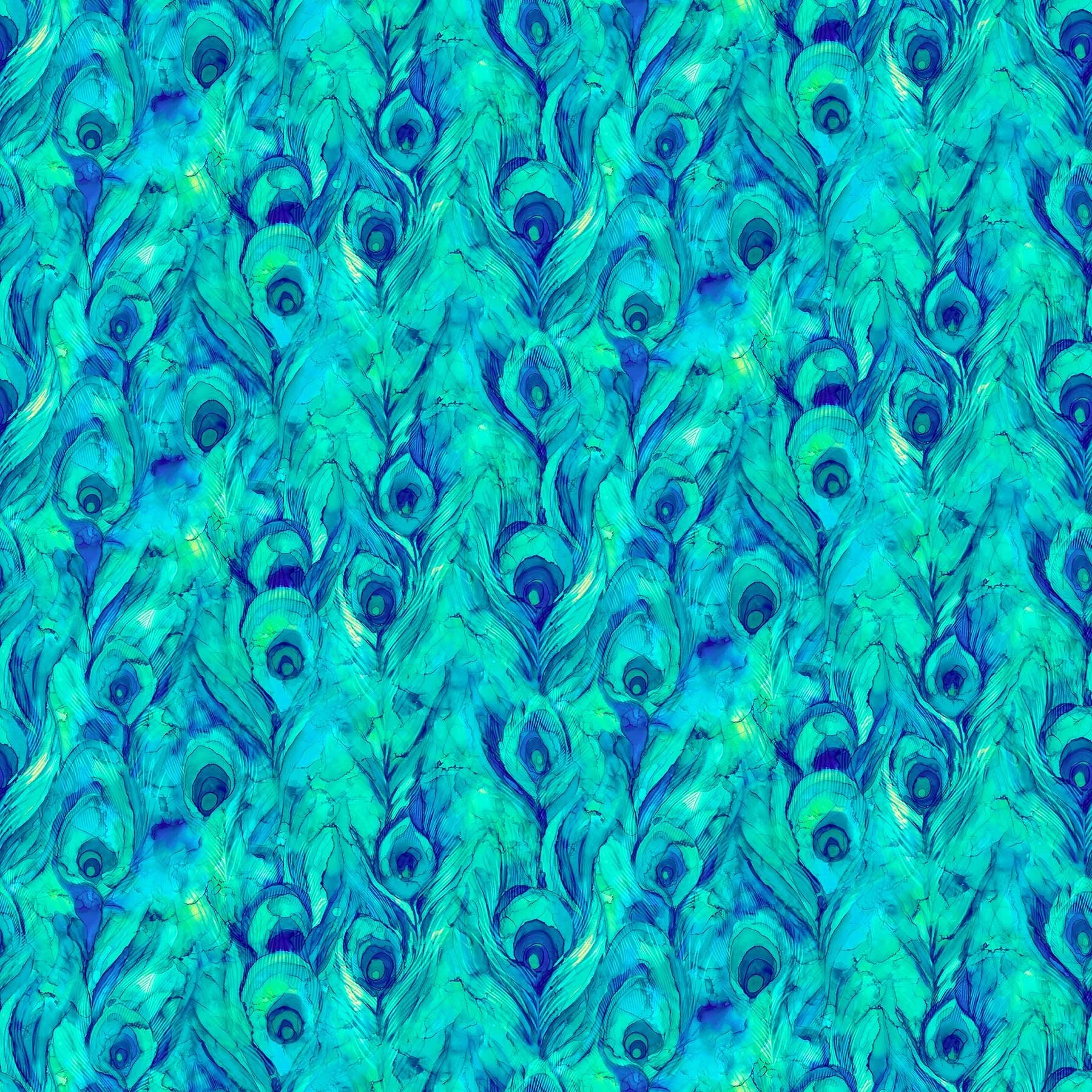 Allure by Deborah Edwards and Melanie Samra for Northcott ~ Turquoise ~ (1/4 Meter)