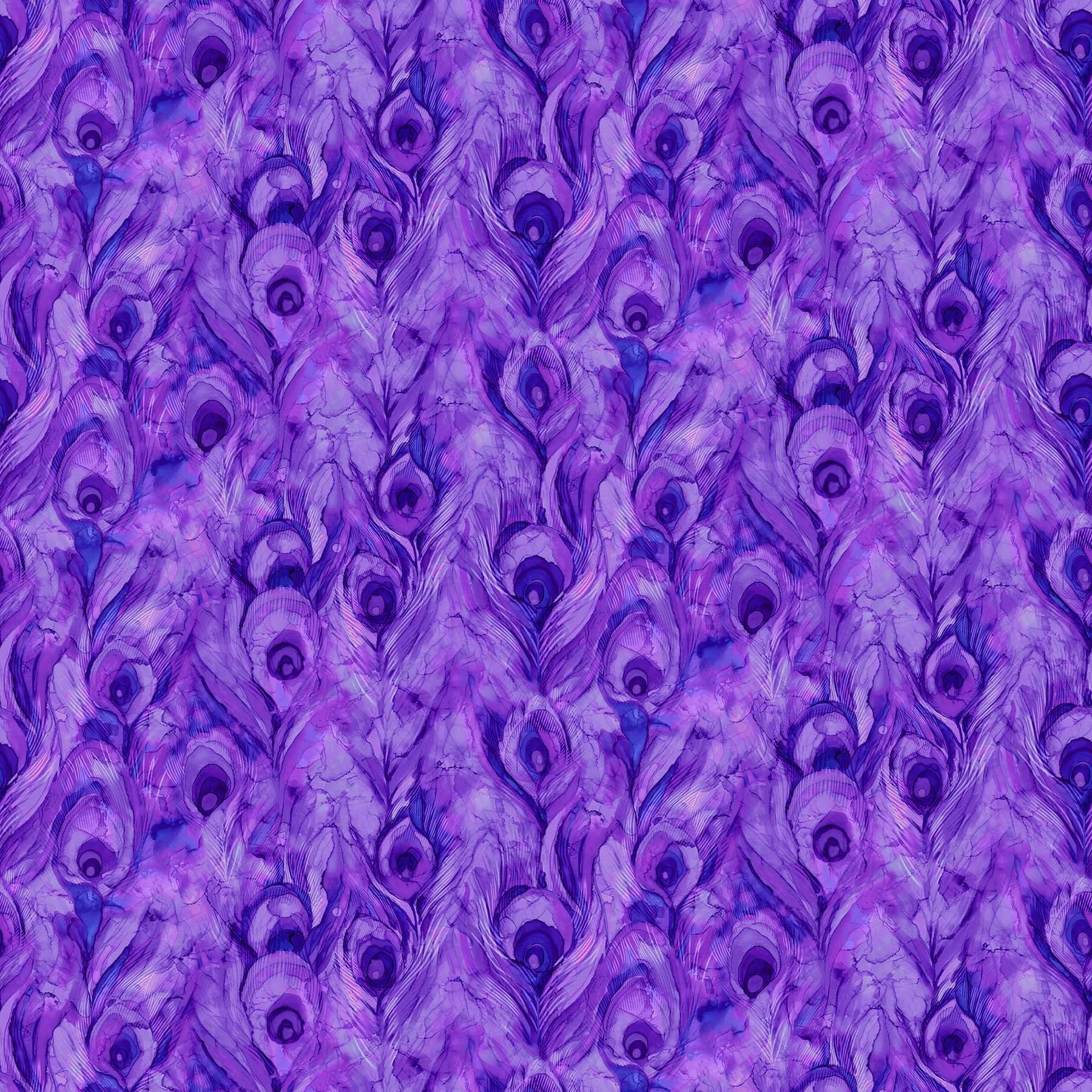 Allure by Deborah Edwards and Melanie Samra for Northcott ~ Purple ~ (1/4 Meter)