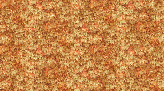 Autumn Breeze Layered Leaves Light Rust by Deborah Edwards and Melanie Samra for Northcott