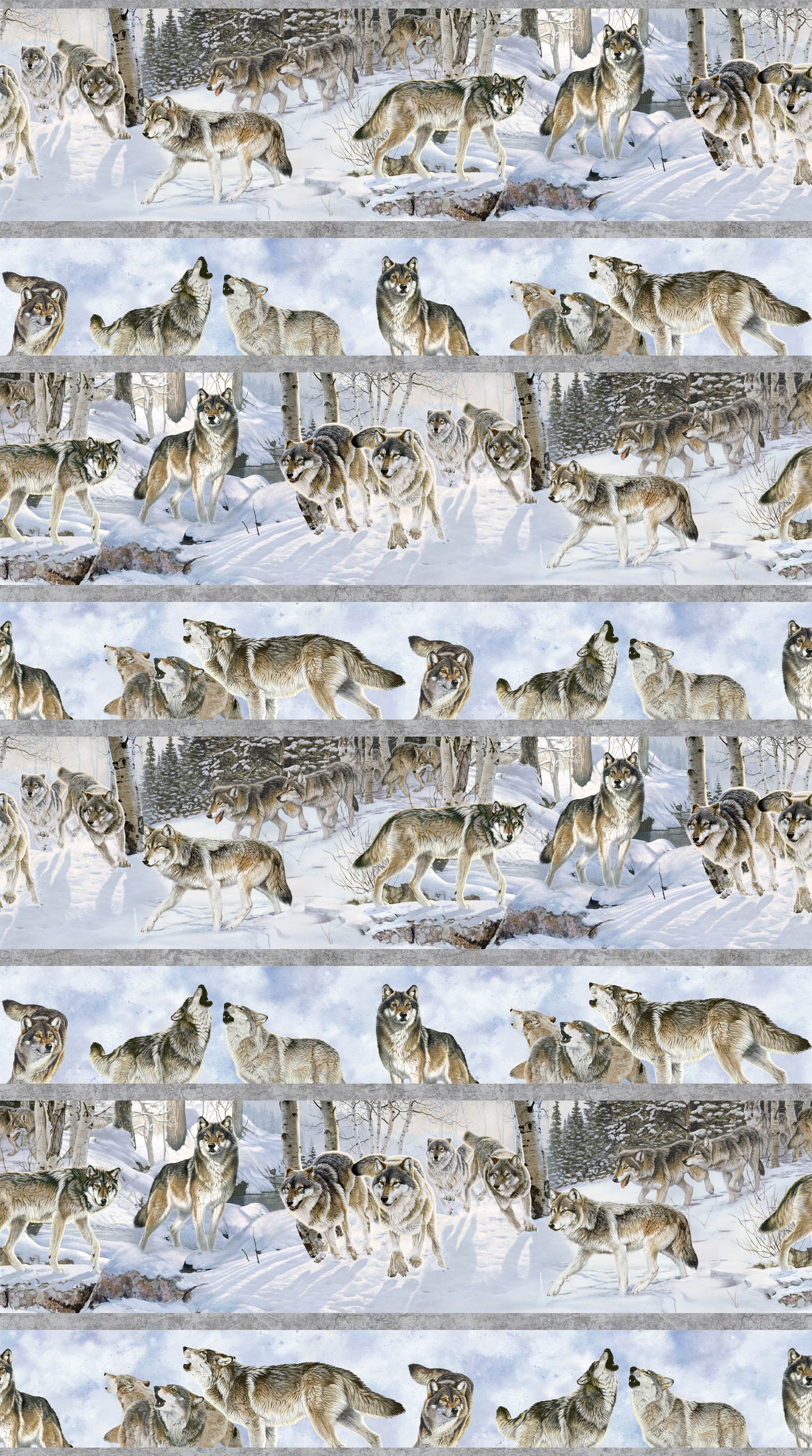 Wild at Heart by Al Agnew for Northcott~ Lt Blue Multi