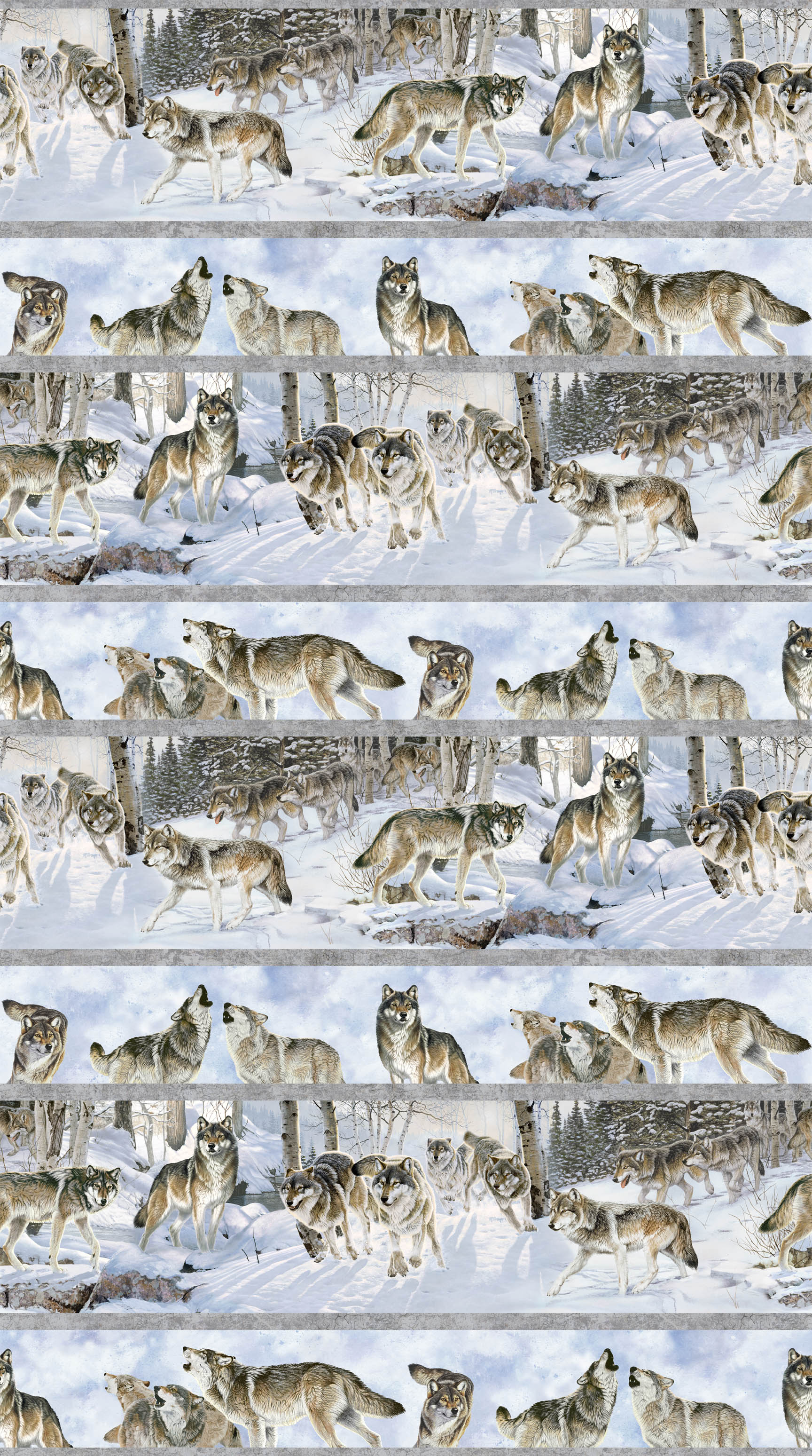 Wild at Heart by Al Agnew for Northcott~ Lt Blue Multi