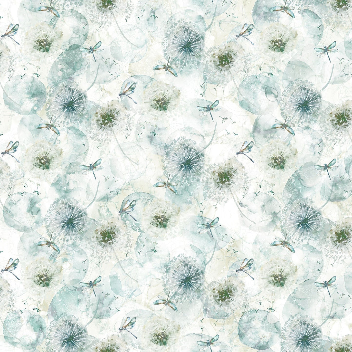 Whisper Open Seed Pods by Deborah Edwards and Melanie Samra for Northcott ~ Cream Multi