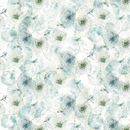 Whisper Open Seed Pods by Deborah Edwards and Melanie Samra for Northcott ~ Cream Multi