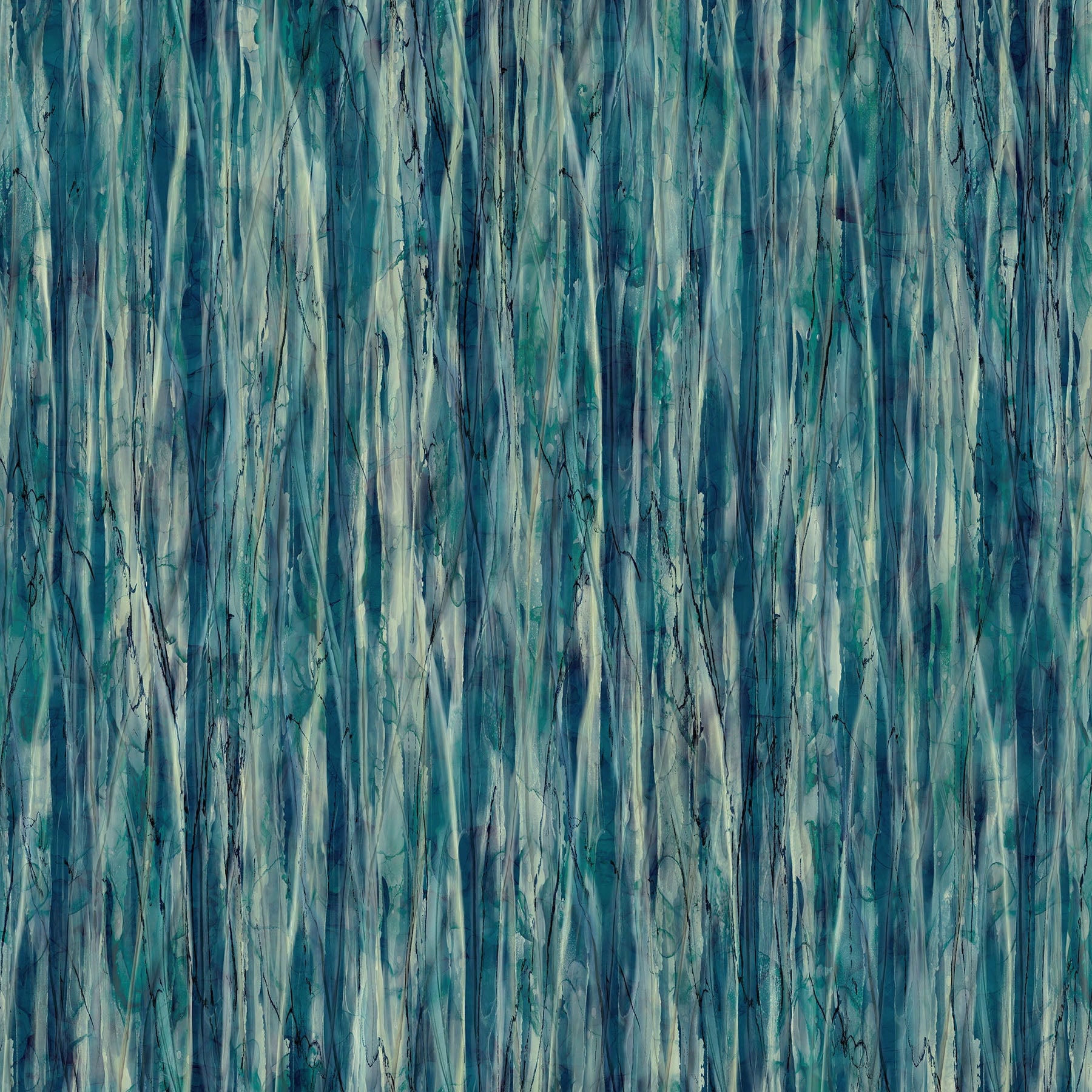 Whisper Stria by Deborah Edwards and Melanie Samra for Northcott ~ Blue Multi