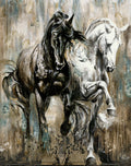 Horse Panel Brown Multi || Shadow & Light (10m)