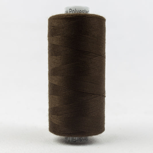Designer All Purpose Poly 40wt 1000m ~ Baker's Chocolate