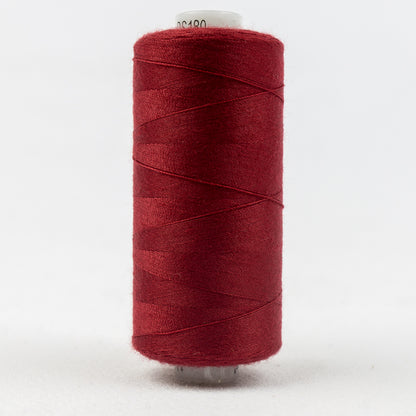 Designer All Purpose Poly 40wt 1000m ~ Cherry Red