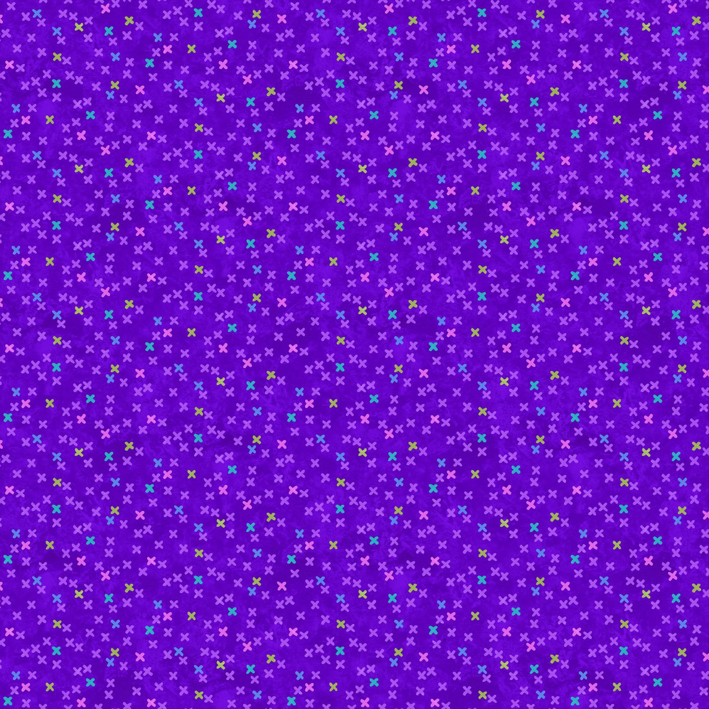 Hugs and Kisses Big Kisses by Deborah Edwards for Northcott ~ Purple Multi