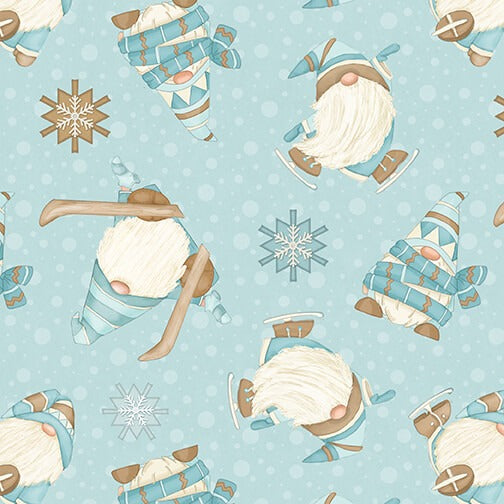 I Love Sn'Gnomies Flannel ~ Aqua
