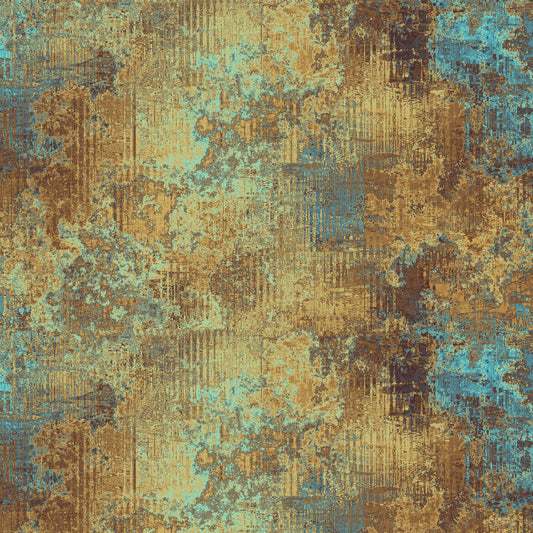 Steampunk Menagerie Corrosion
by Jason Yenter for In The Beginning Fabrics ~ Gold