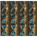 Steampunk Menagerie Border by Jason Yenter ~ Gold ~ (1/4 Meter)