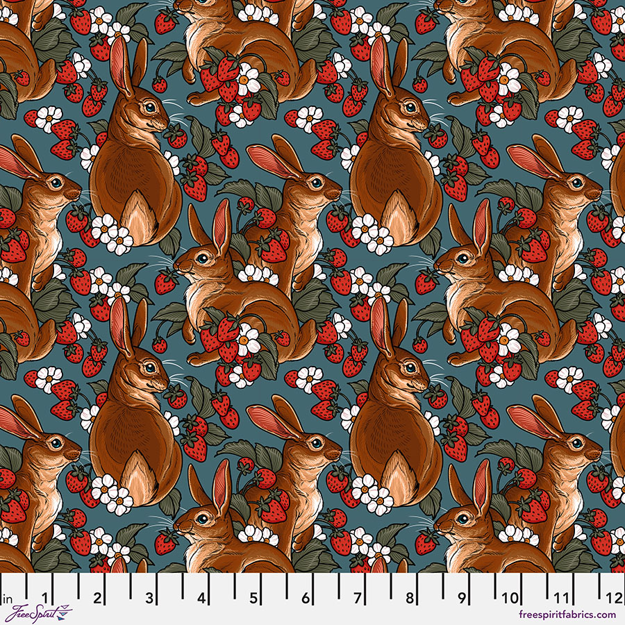 Rabbits Garden Bed by Club Hauer ~Turquoise ~ (1/4 Meter)