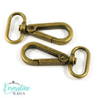 Swivel Snap Hooks: Flat Hook Profile (2 Pack)