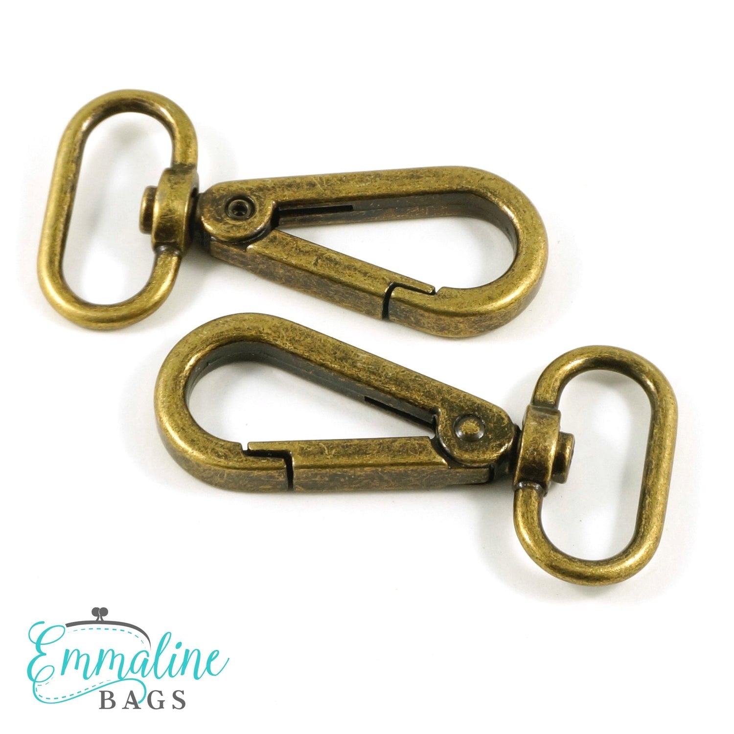Swivel Snap Hooks: Flat Hook Profile (2 Pack)