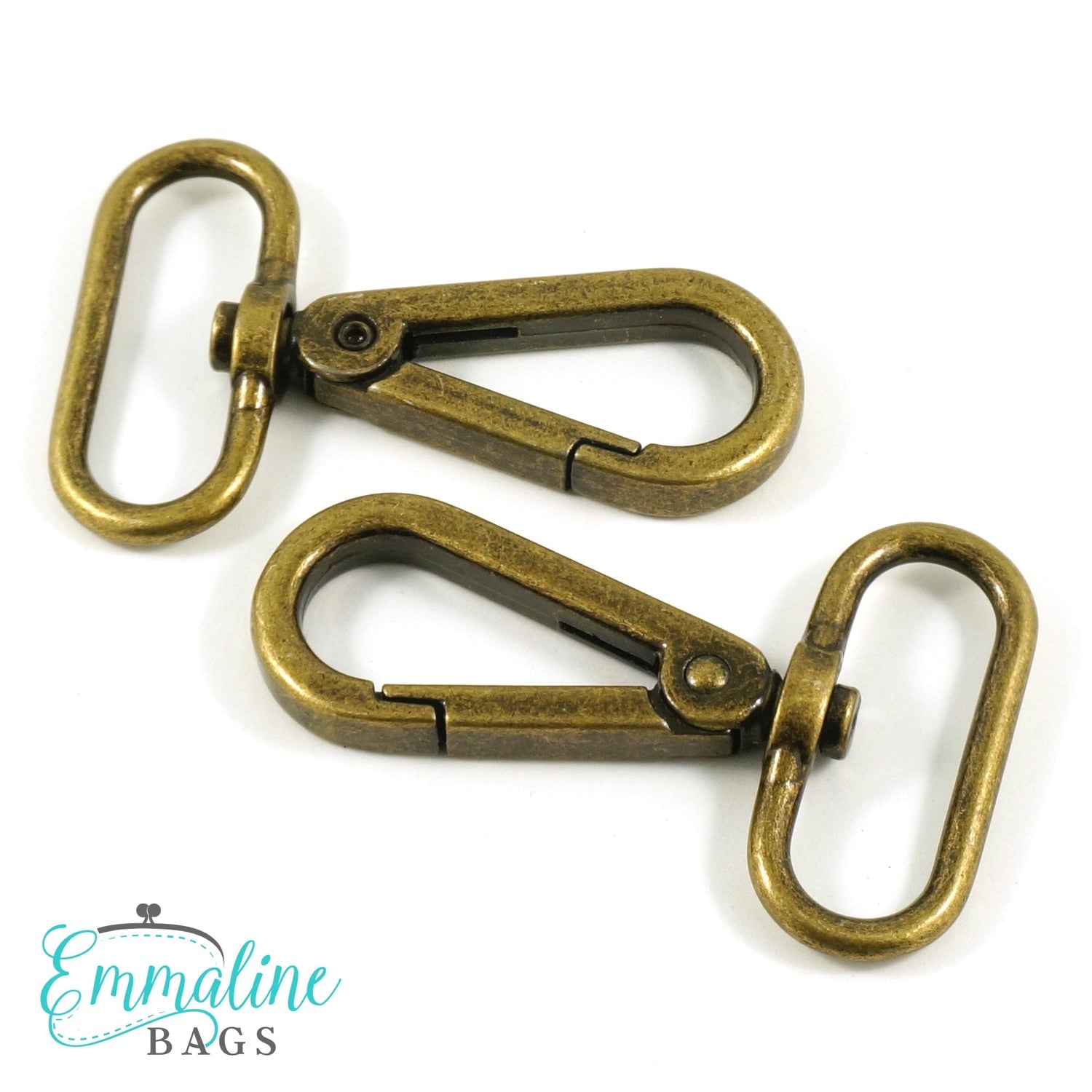 Swivel Snap Hooks: Flat Hook Profile (2 Pack)