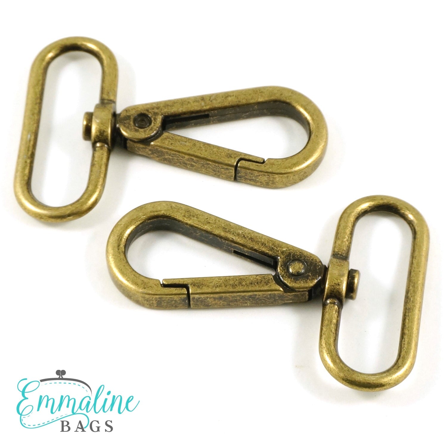 Swivel Snap Hooks: Flat Hook Profile (2 Pack)