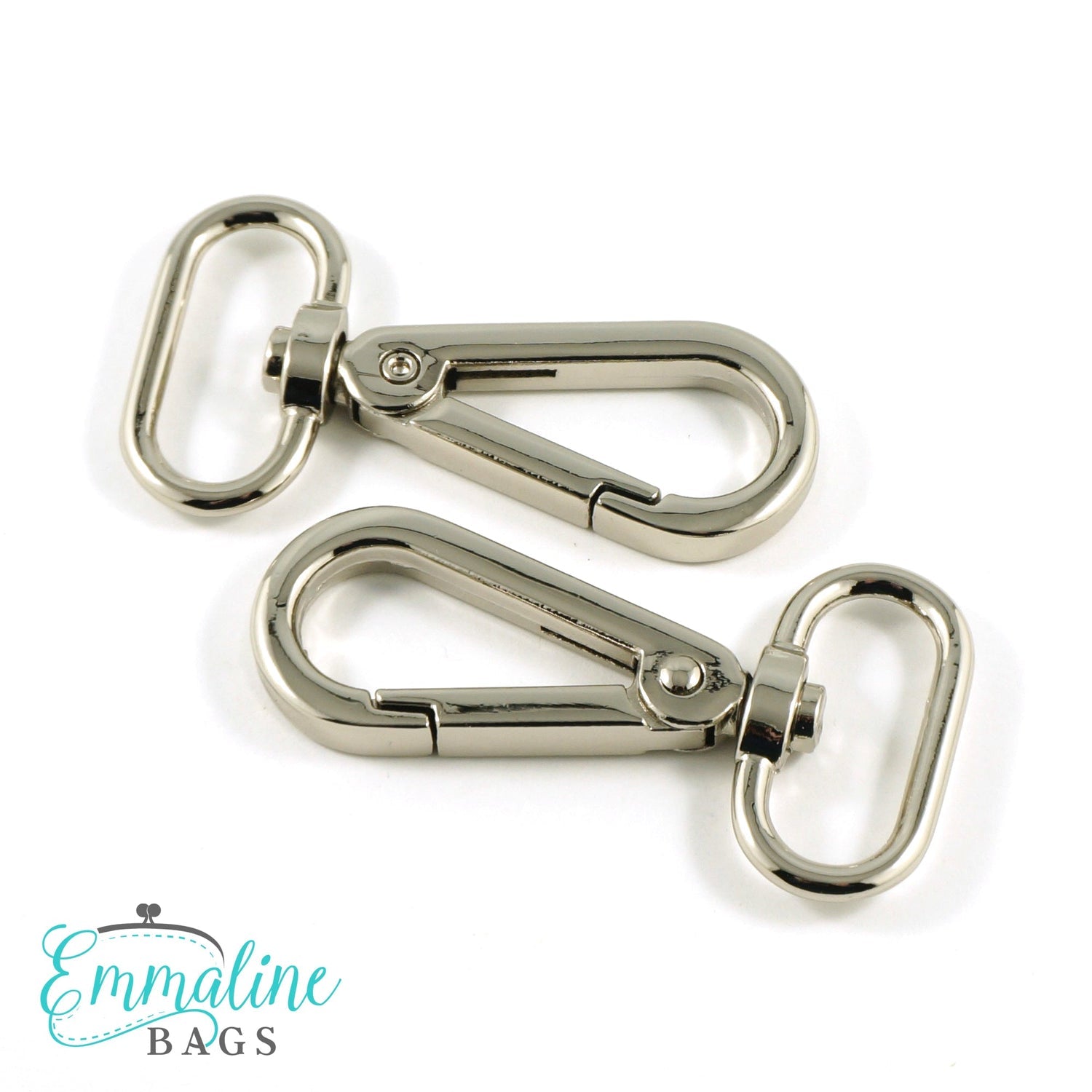 Swivel Snap Hooks: Flat Hook Profile (2 Pack)