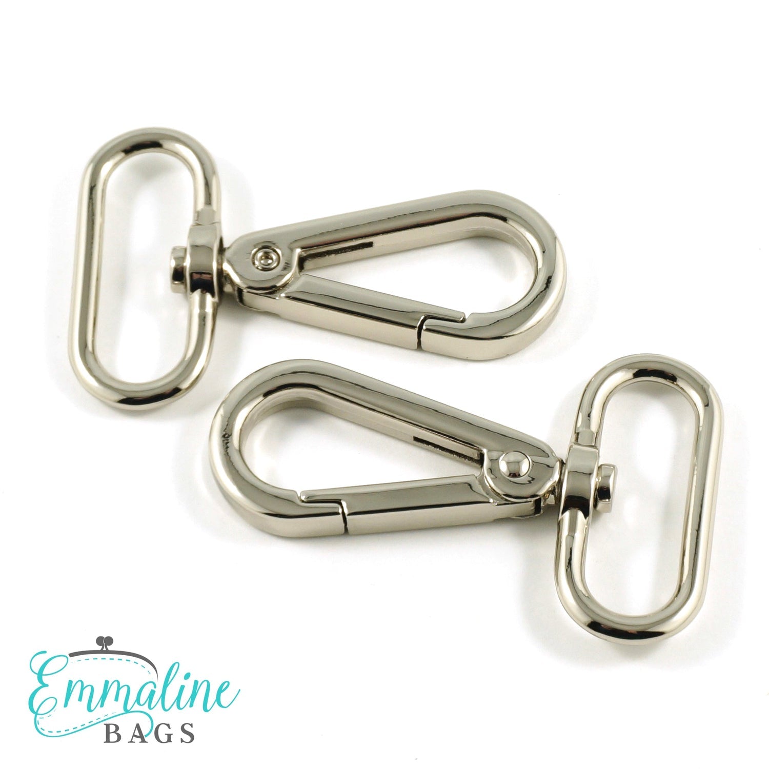 Swivel Snap Hooks: Flat Hook Profile (2 Pack)