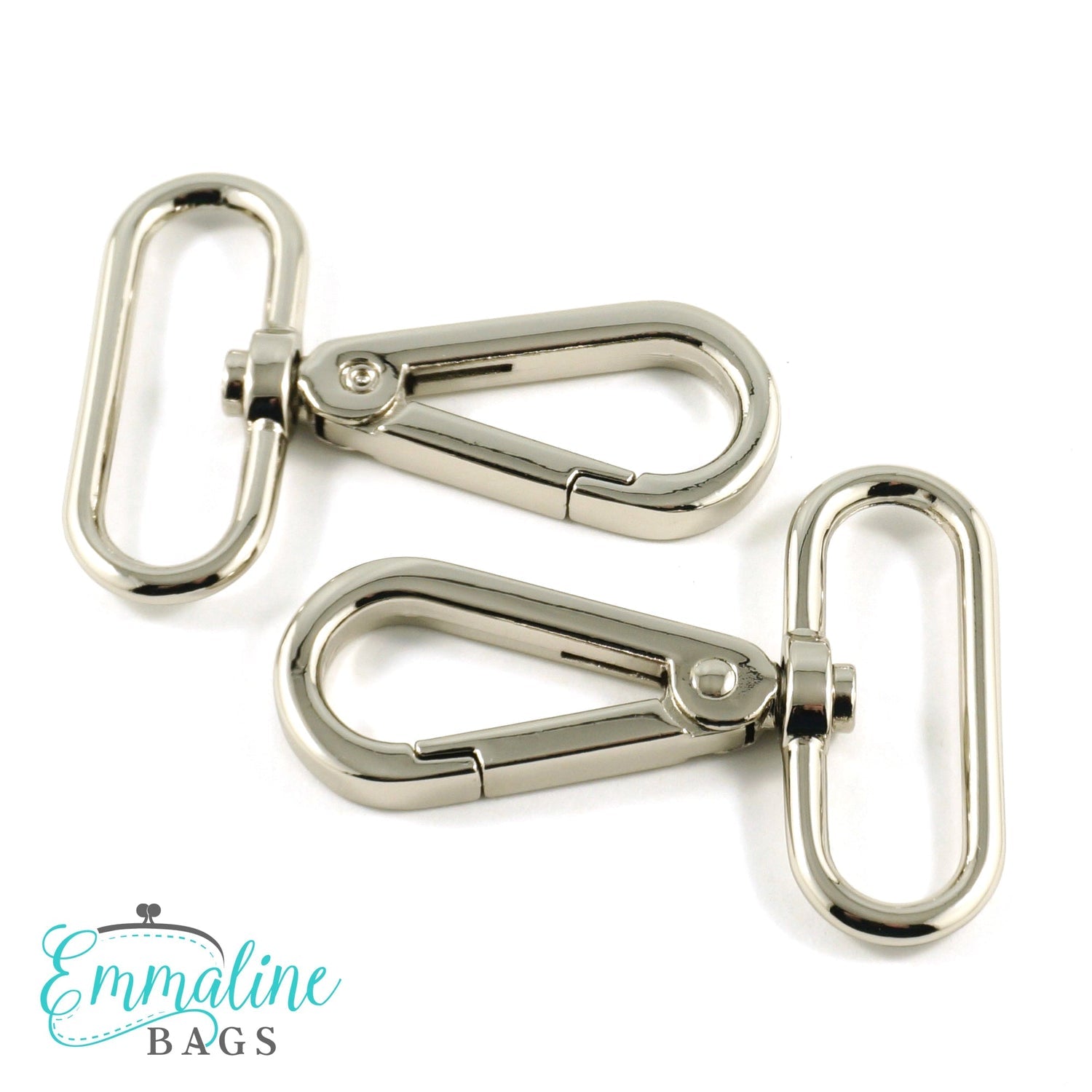 Swivel Snap Hooks: Flat Hook Profile (2 Pack)